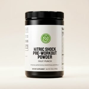 Poudre pré-entraînement Nitric Shock (Punch aux fruits) Ste-Marie Health